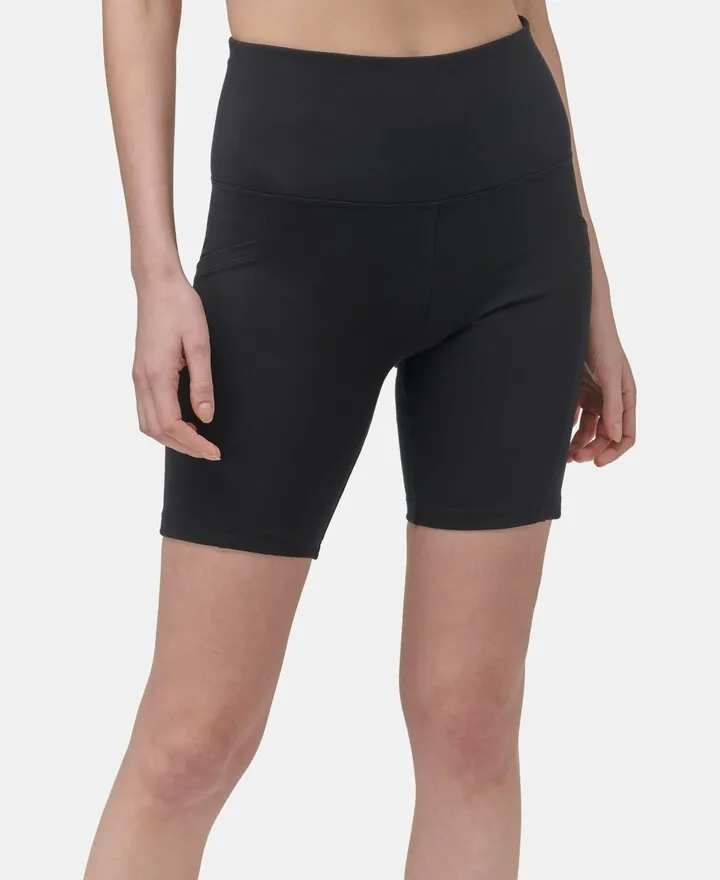 Marc New York Performance Women's High Rise Bike Shorts with Pockets