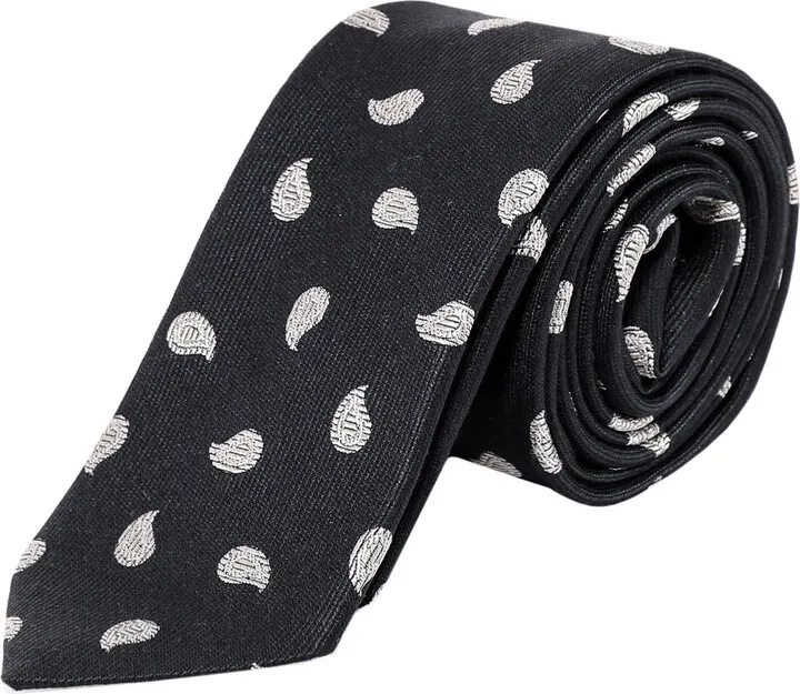 Wool and silk tie
