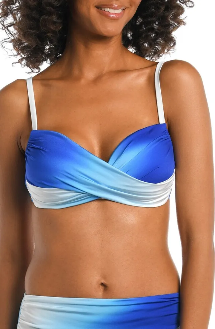 Ocean Twist Front Bikini Top