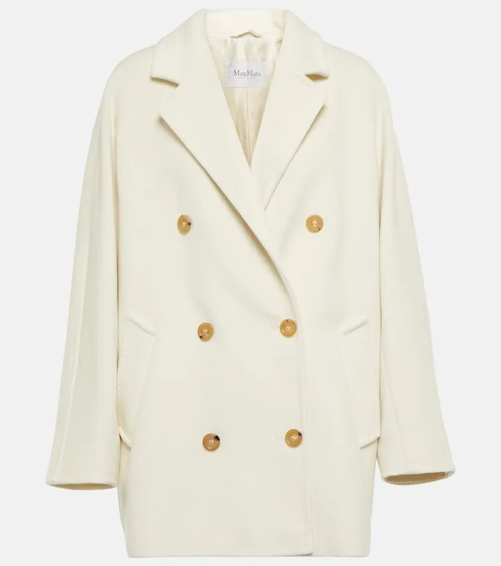 Guinea wool and cashmere coat