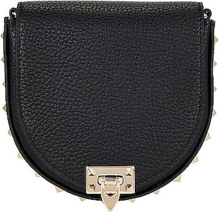 Valentino Garavani Mini Rockstud Pouch Crossbody Bag in Black