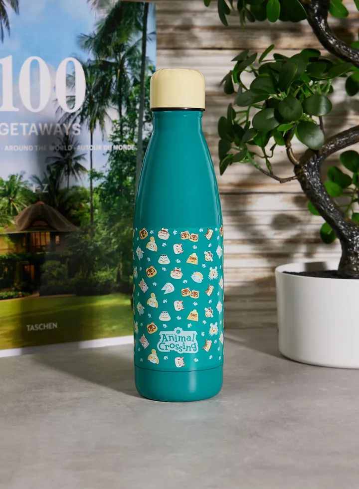 Animal Crossing Metal Water Bottle