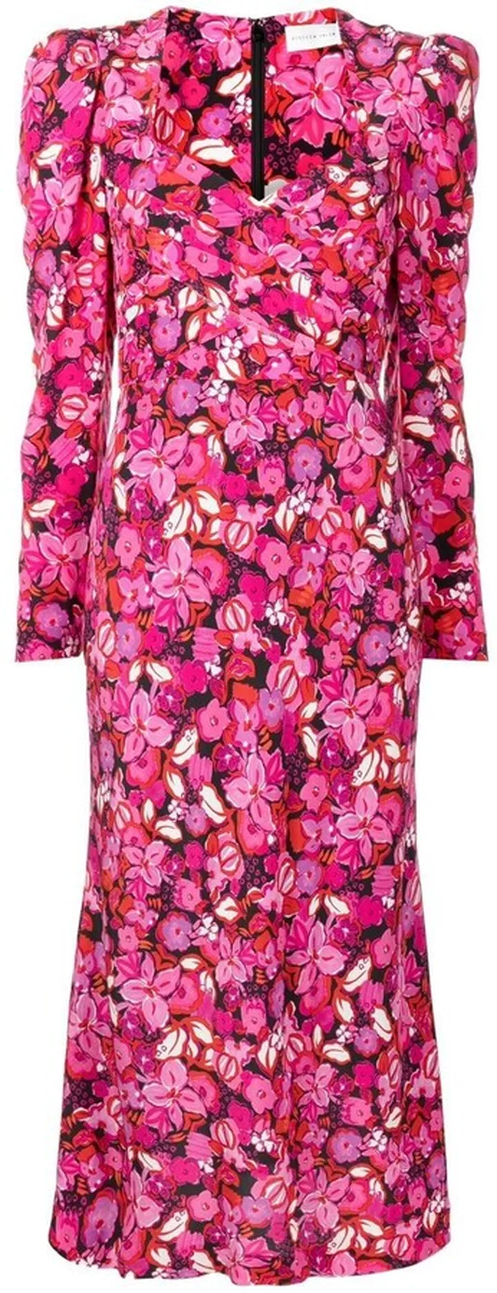 Bramble floral-print midi dress
