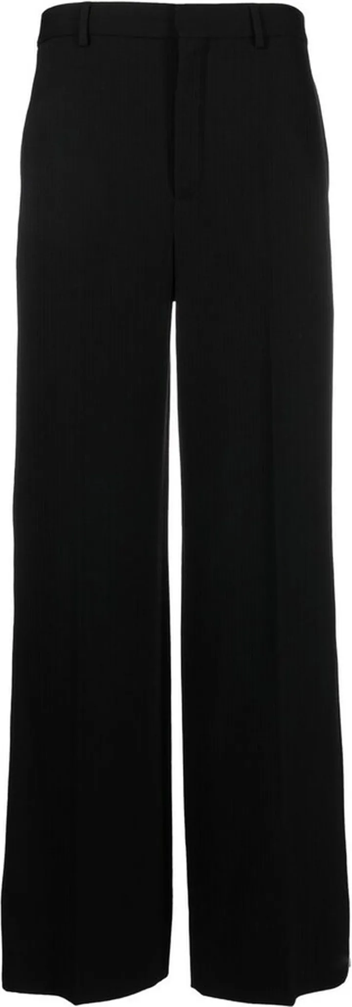 High-Waisted Straight-Leg Trousers