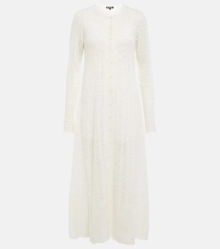 Monviso cashmere and silk dress
