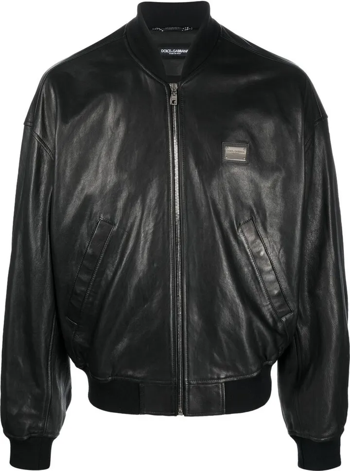 Logo-Patch Bomber Jacket