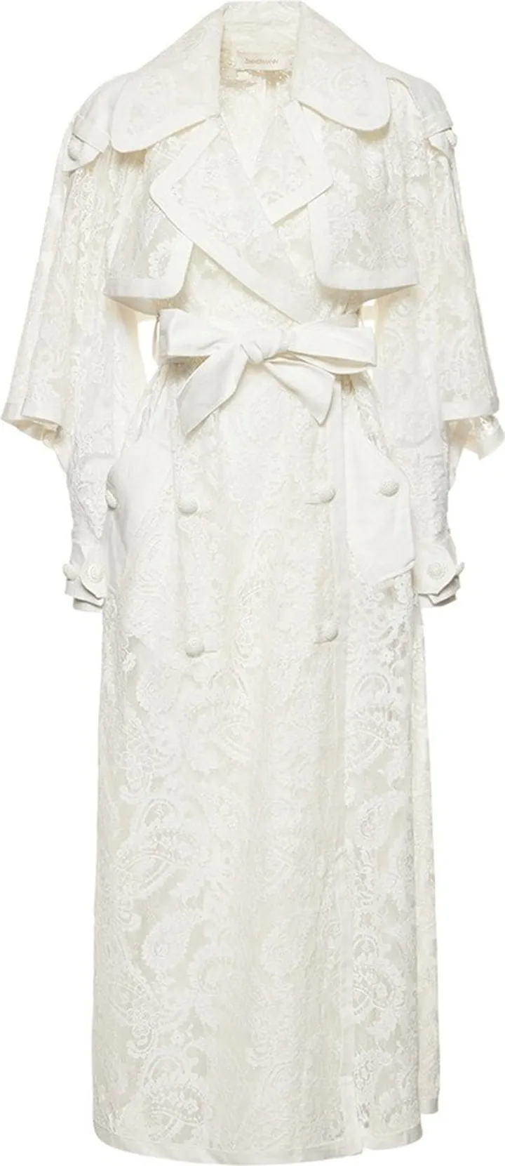 Wonderland lace trench coat