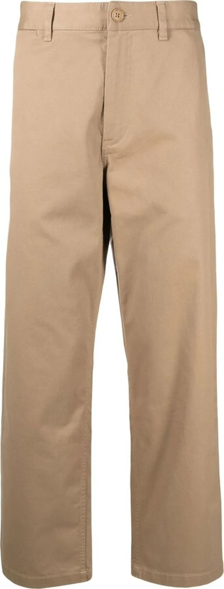 Beige Stefan Straight-Leg Trousers