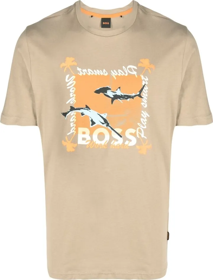 graphic-print cotton T-shirt