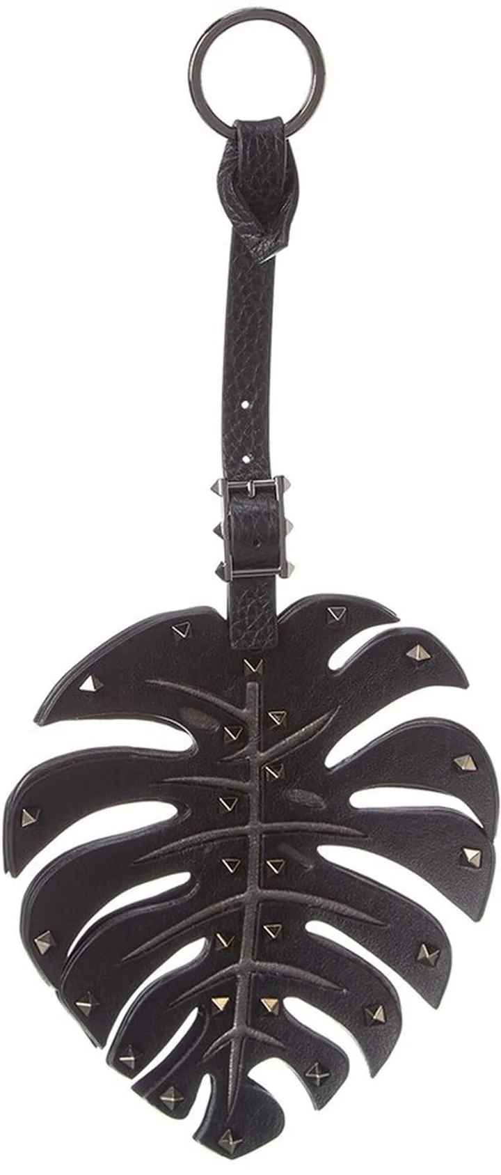 Valentino Leaf Leather Bag Charm