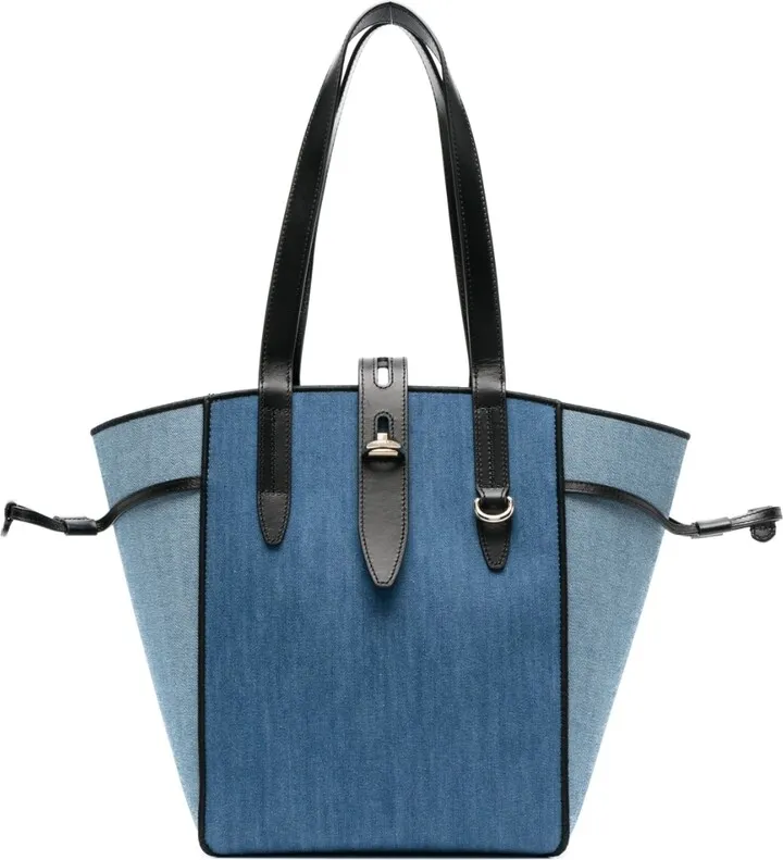 Panelled Denim Tote Bag