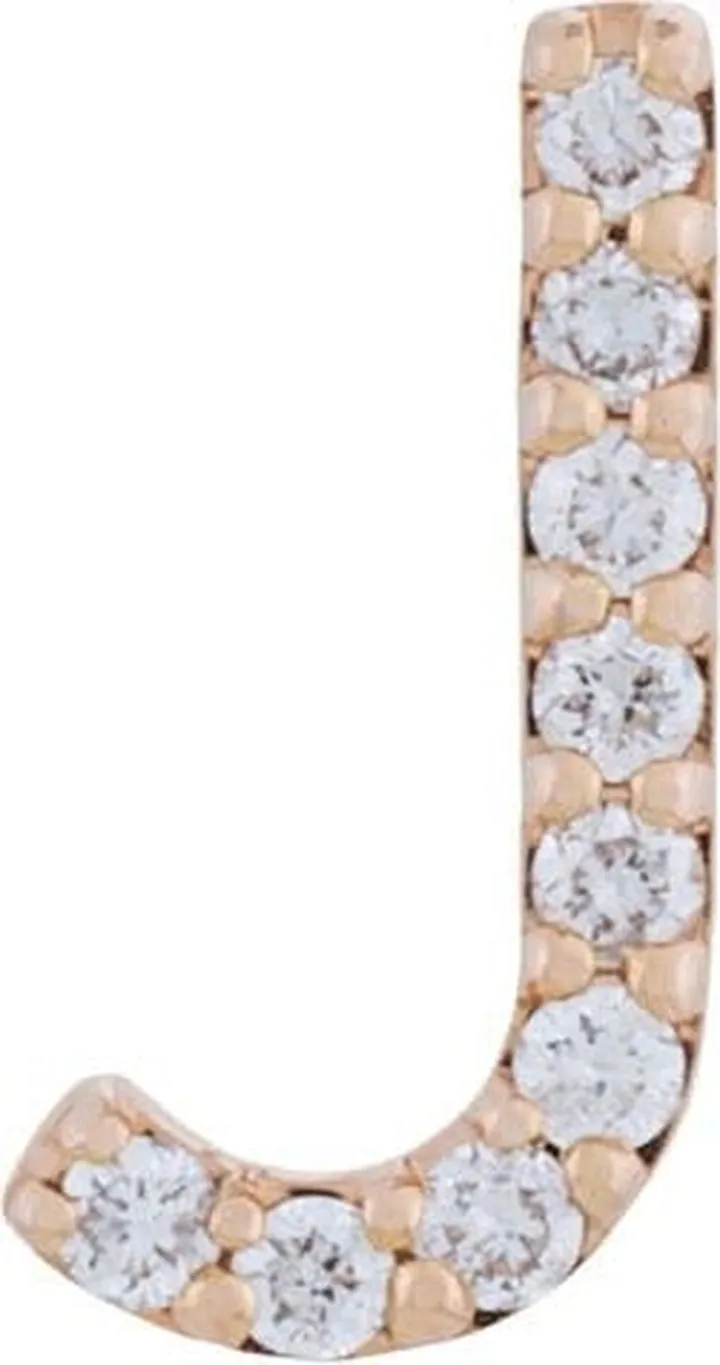 18kt gold ALINKA ID diamond stud earring