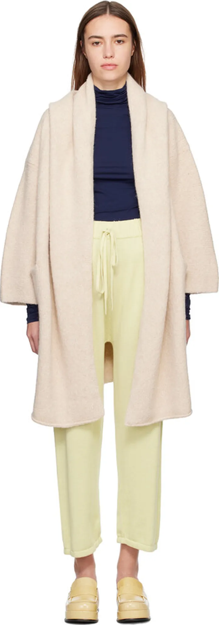 Lauren Manoogian Beige Capote Coat