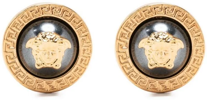 Medusa Head motif earrings