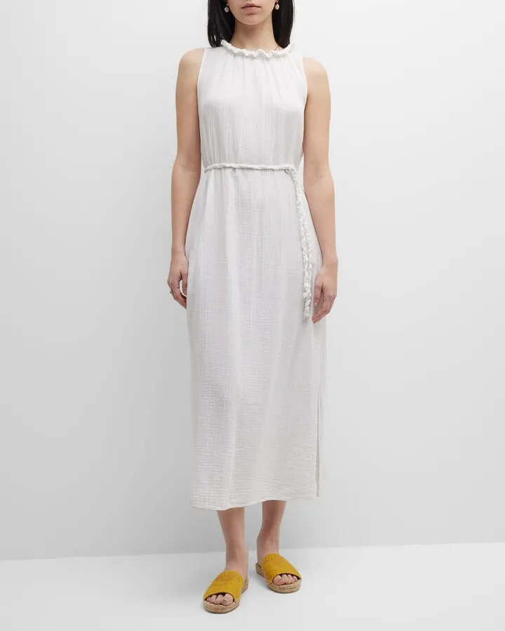 Etta Sleeveless Gauze Midi Dress