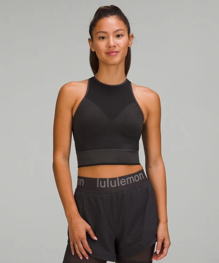 Seamless Mesh Supportive Training Tank Top