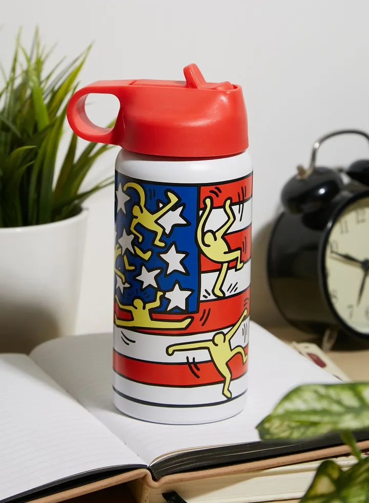 Kids Keith Haring Metal Drink Bottle