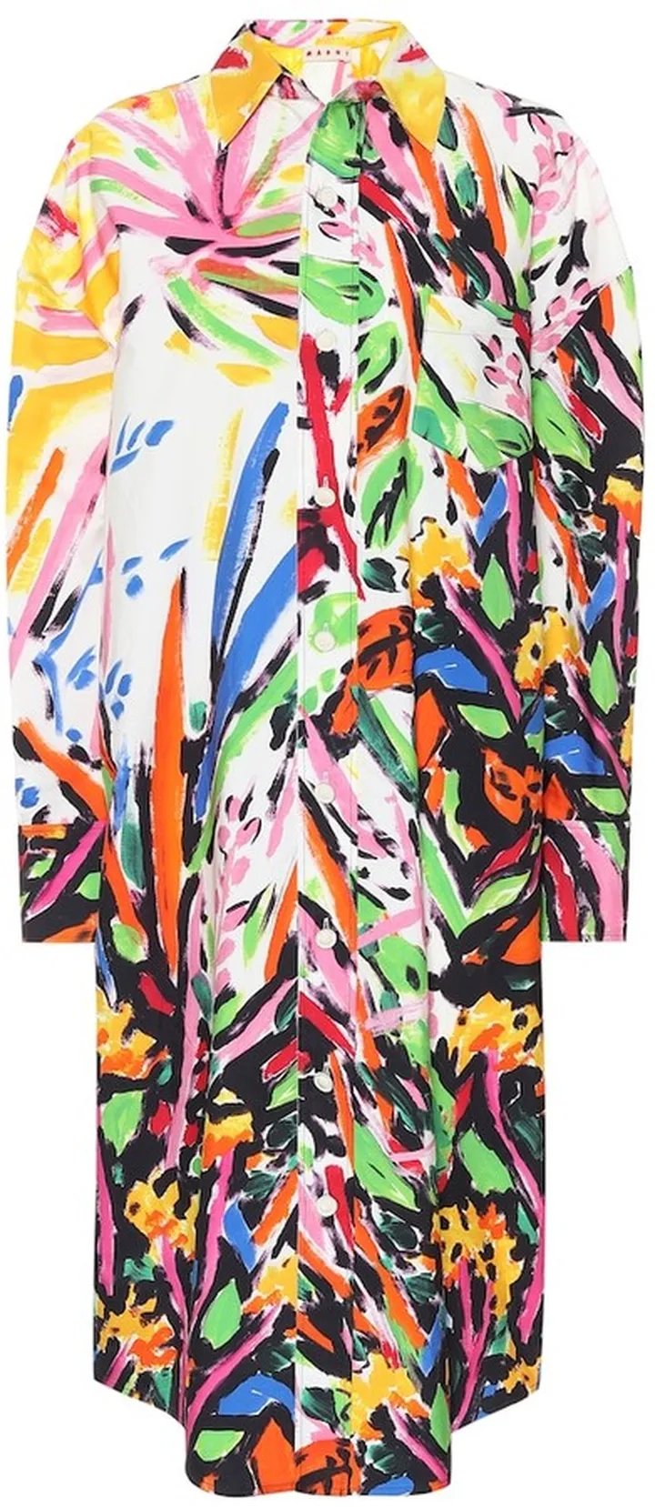 Printed cotton dress