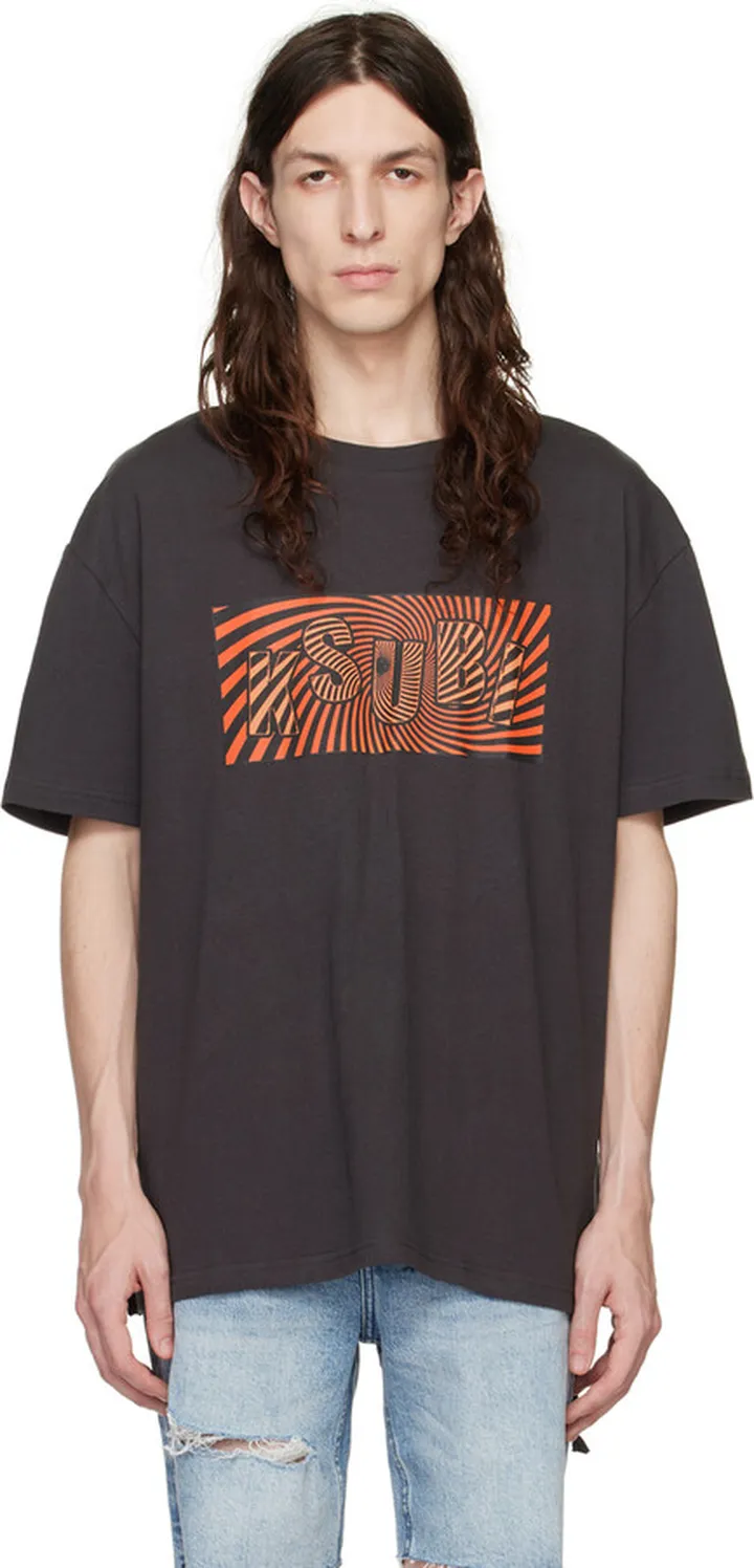 Ksubi Black Spiral T-Shirt