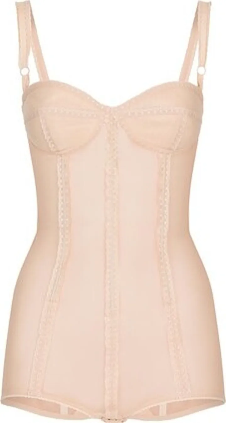 KIM DOLCE&GABBANA semi-sheer bodysuit