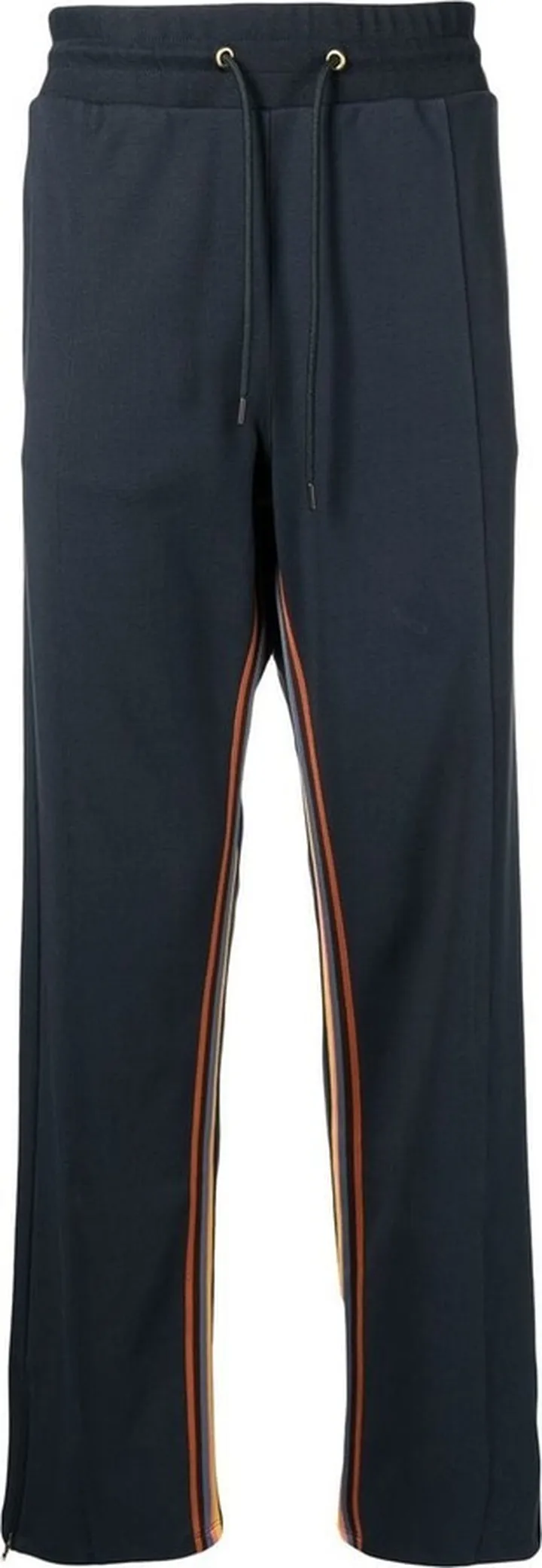 Wide-Leg Cotton Track Pants