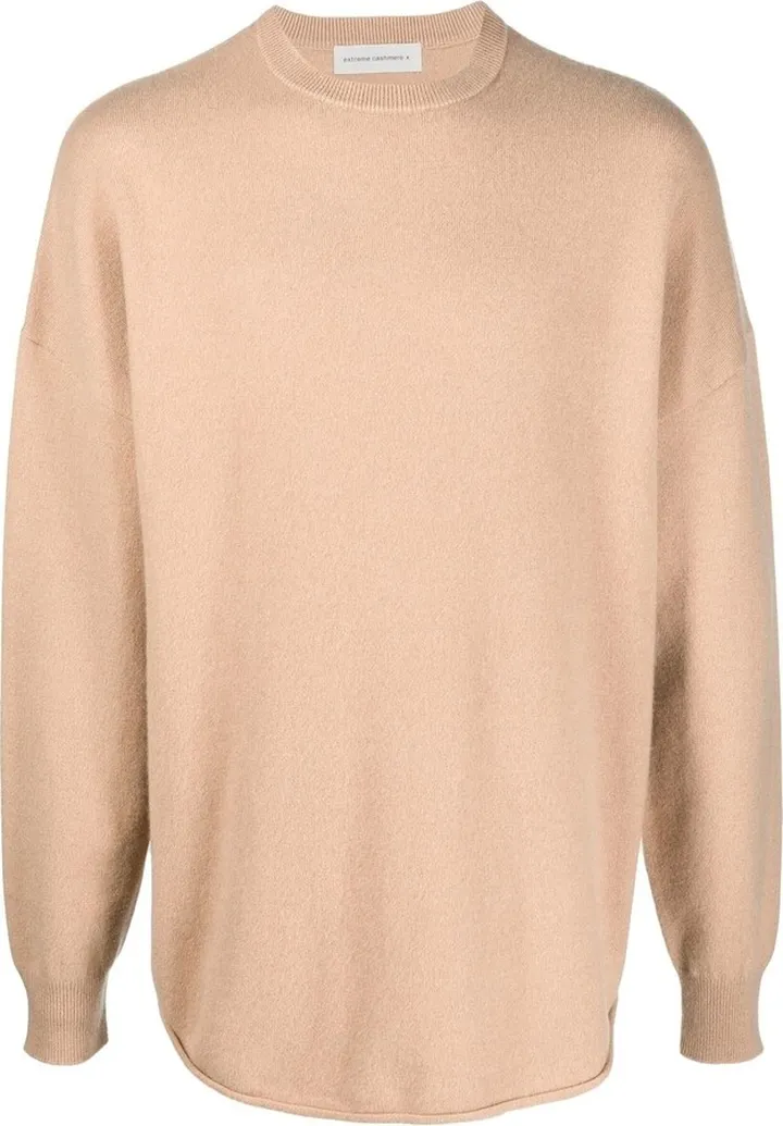 Curved-Hem Knitted Top