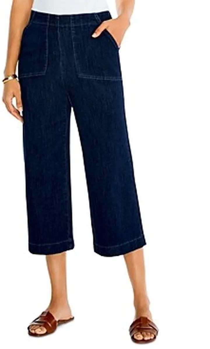 Nic+Zoe Denim Wide Leg Cropped Pants
