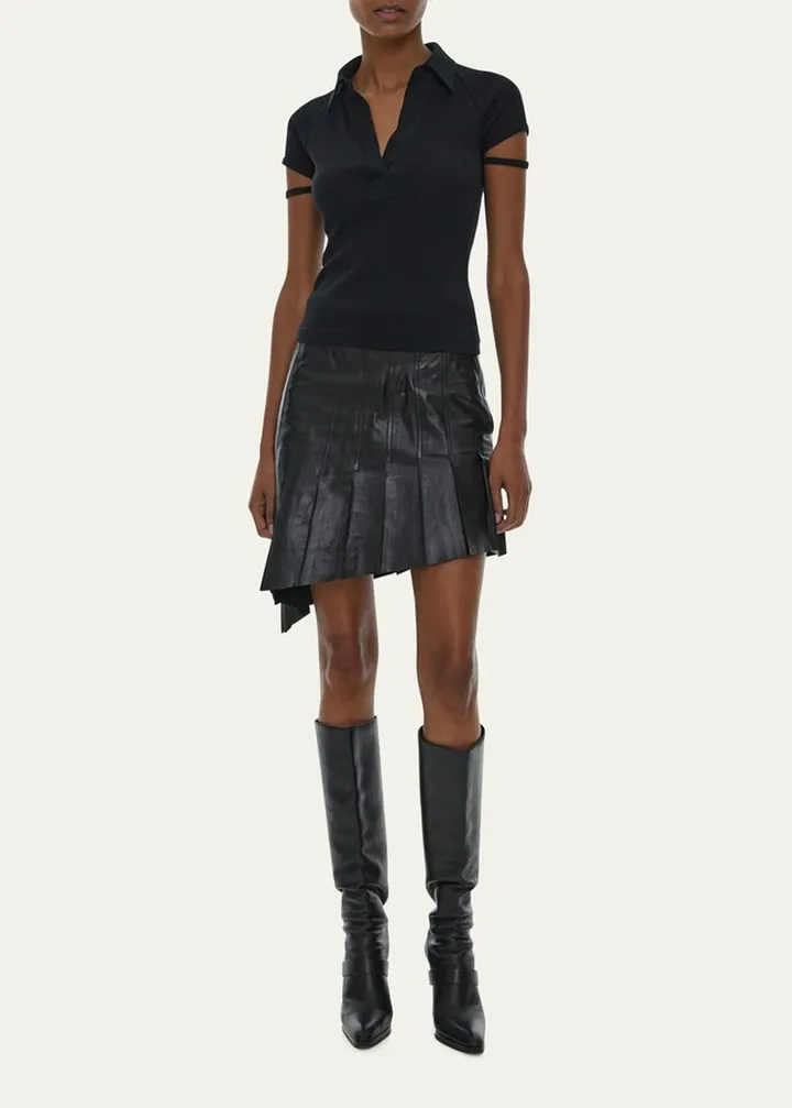 V-Neck Polo Shirt