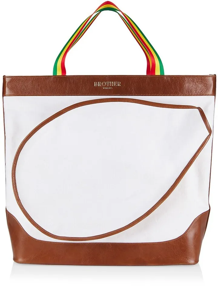 Negril Tennis Club Leather Tote