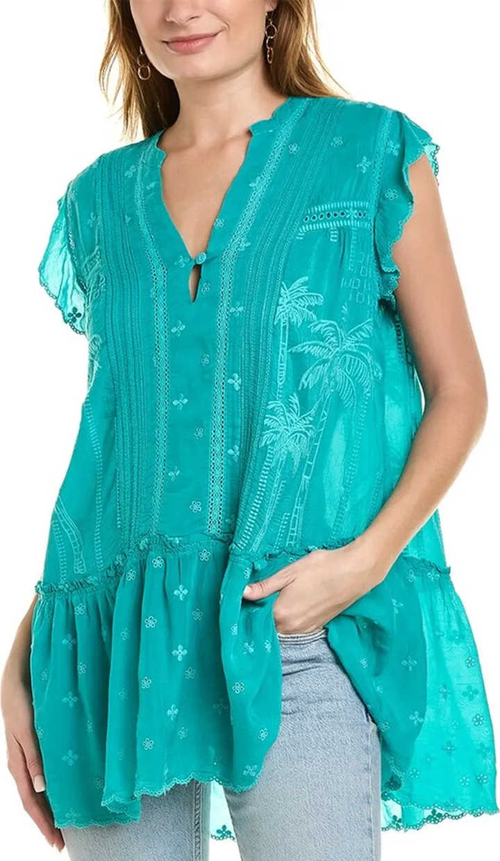 Johnny Was Palm Oriana Tunic