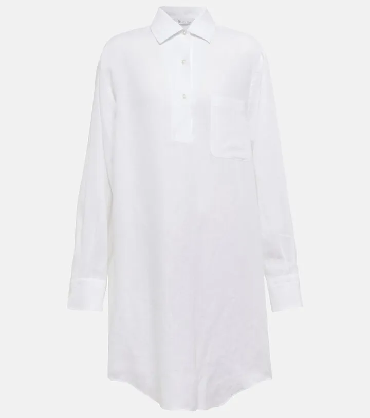 Andre linen shirt dress