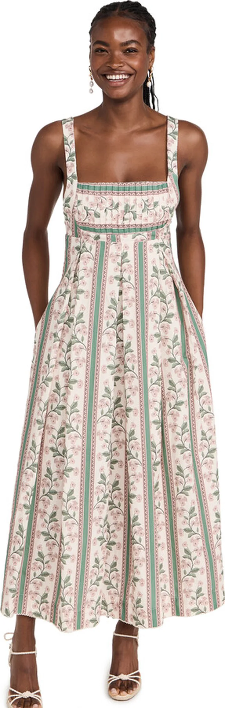 Agua by Agua Bendita Hortensia Golondrina Midi Dress