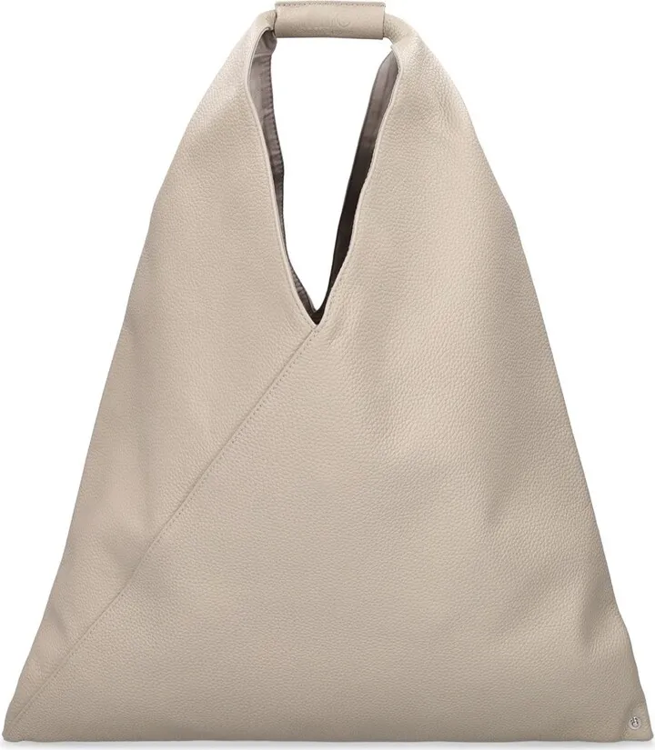 Medium classic Japanese leather tote bag