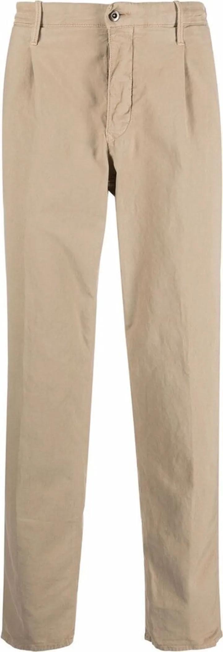 Logo-Plaque Straight-Leg Trousers
