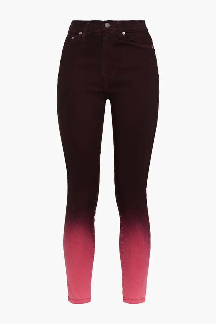 Good dégradé high-rise skinny jeans