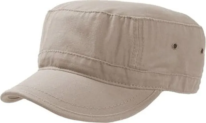 Atlantis Atlantis Chino Cotton Urban Military Cap (Pack of 2) (Khaki) - Brown