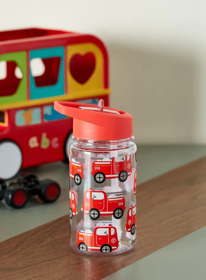 Drink Up Fire Engine Water Bottle