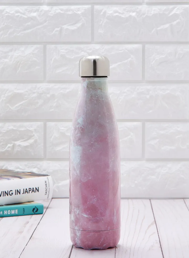 Marble Metal Water Bottle