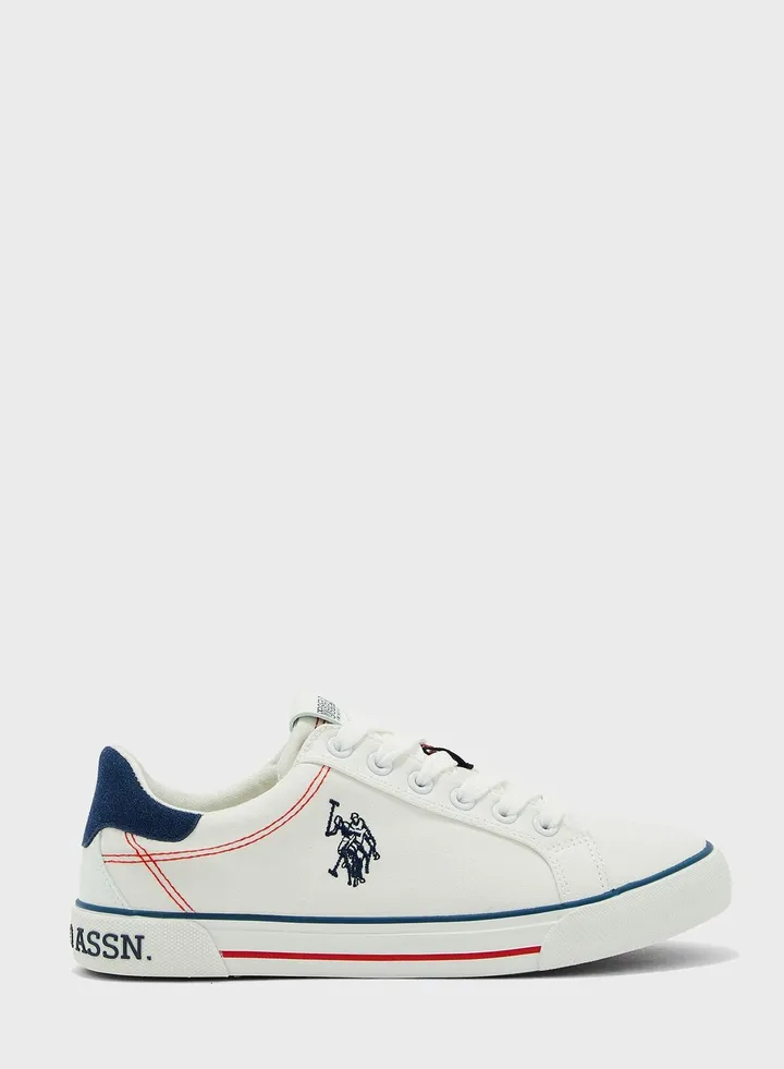 Lace Up Low Top Sneakers