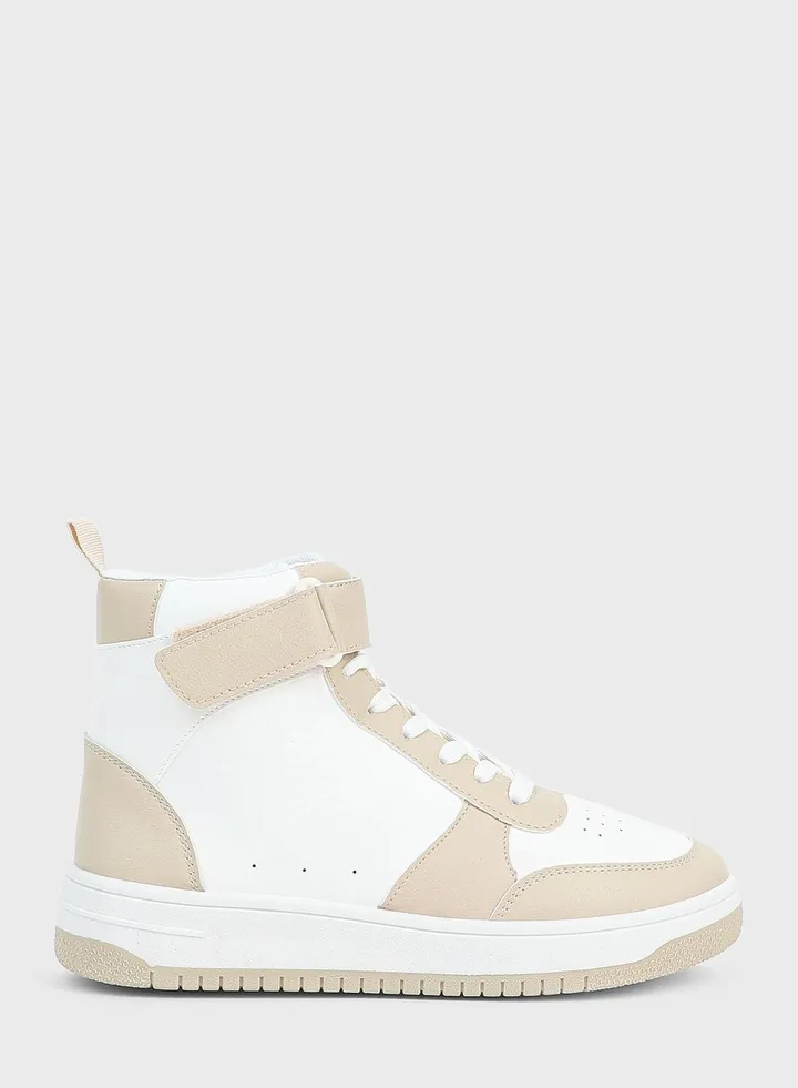 Lace Up High Top Sneakers