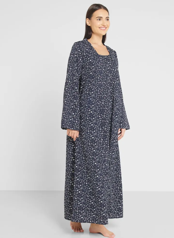 Night Slip Dress With Robe