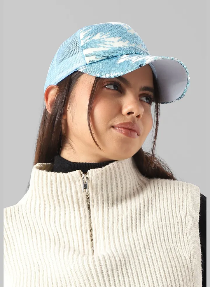 Casual Solid Polyester Baseball Cap For Women