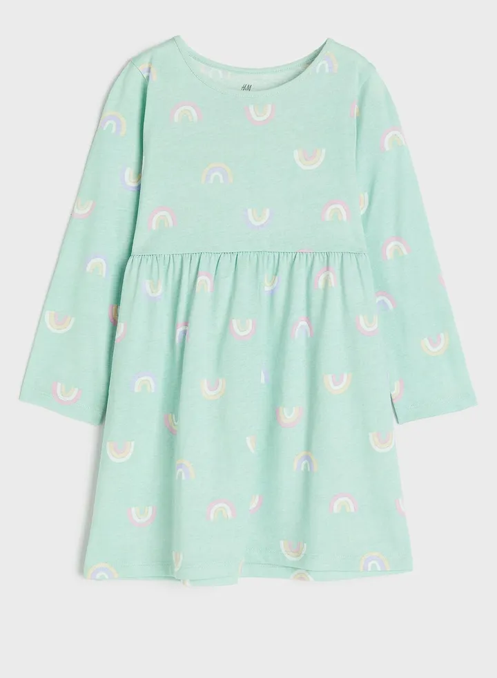 Kids Printed Midi Dress