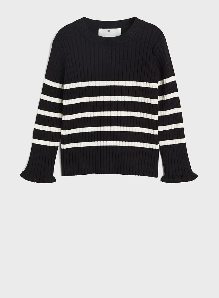 Kids Stripe Knit Top