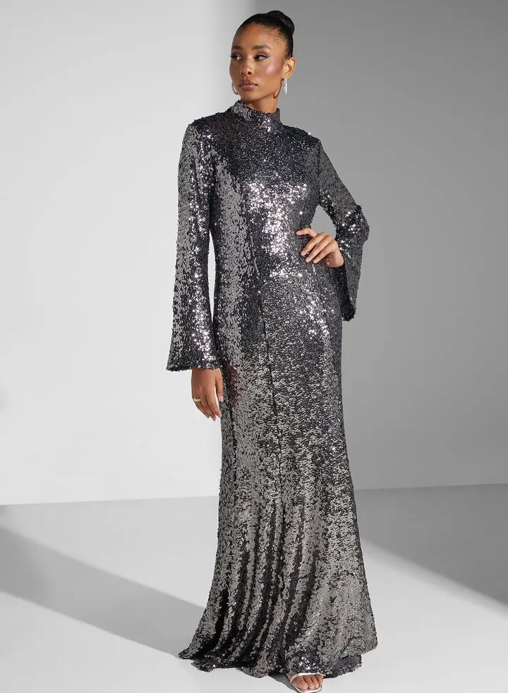 Sequin Detail Dress