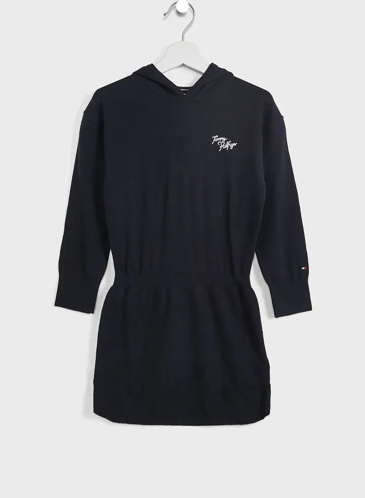 Youth Logo Sweat Hooded Dress