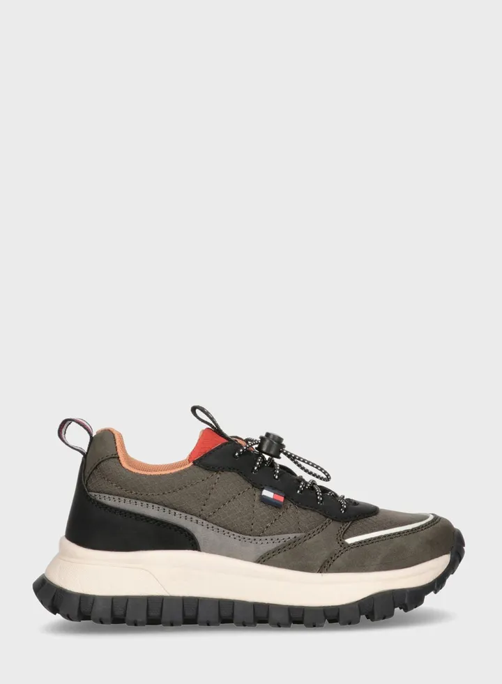 Kids Low Top Lace Up Sneakers