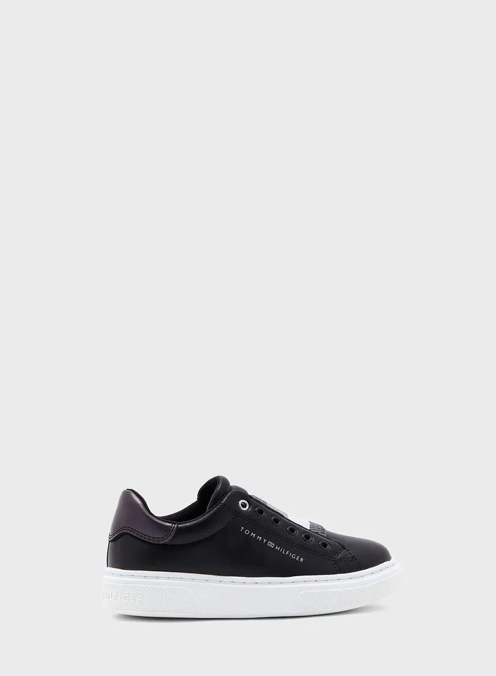Kids Low Top Lace Up Sneakers