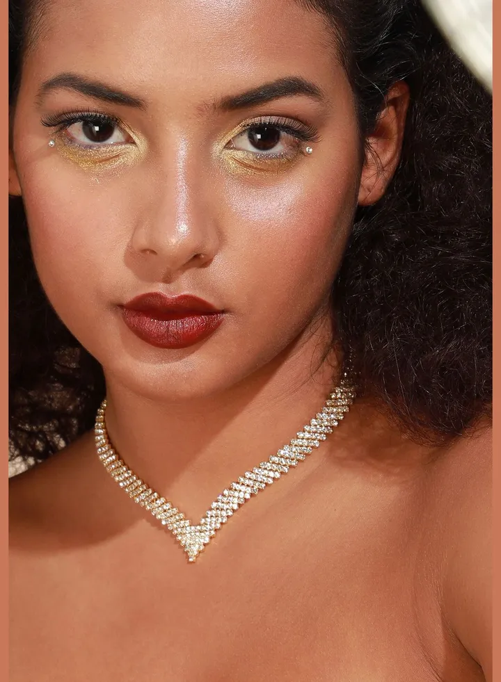 Silver Plated Designer Party Necklace For Women