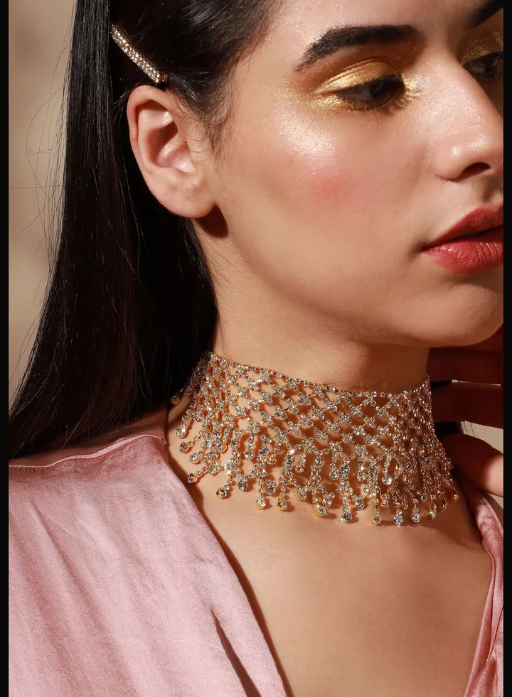Silver Plated Designer Party Necklace For Women